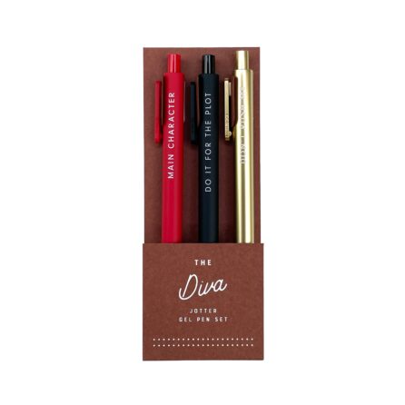Diva Jotter Gel Pen: Set of 3