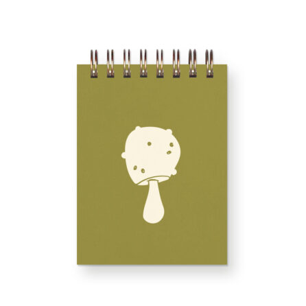 Green Mushroom Jotter Notebook