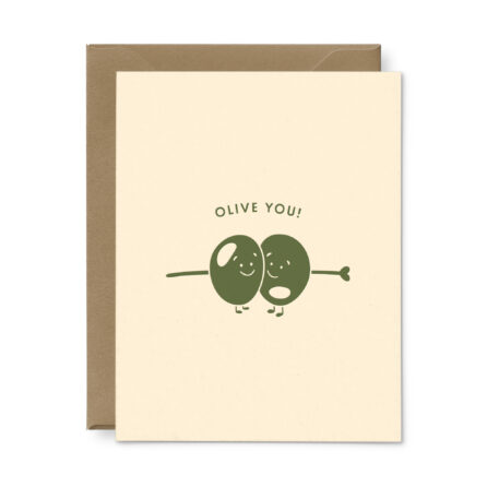 Olive You Greeting Card
