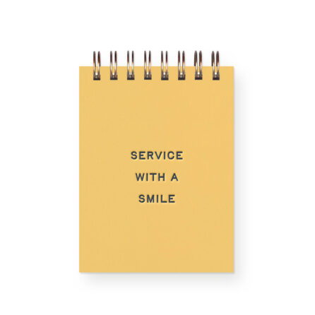Service With A Smile Mini Jotter Notebook