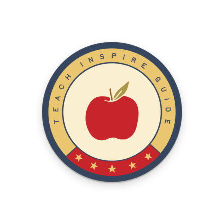Teacher Apple Patch Sticker