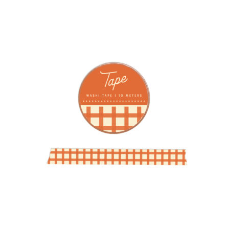 Monarch Gingham Pattern Washi Tape