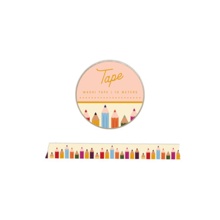 Pencil Pattern Washi Tape