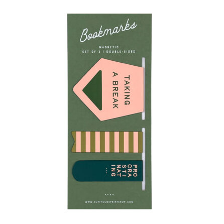 Taking a Break Magnetic Bookmark Set