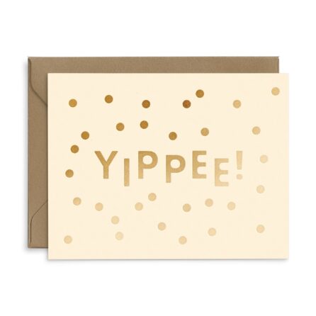 Yippee Confetti Celebration Greeting Card
