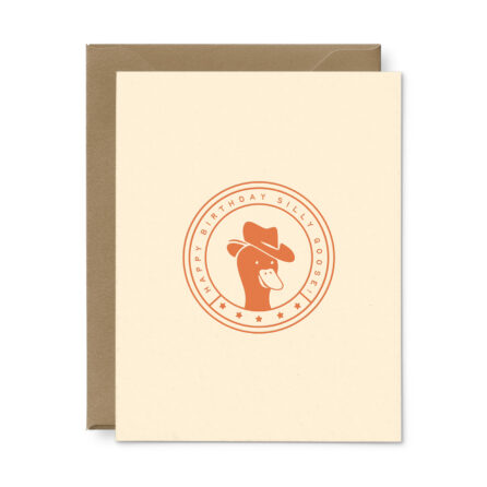 Silly Goose Birthday Greeting Card