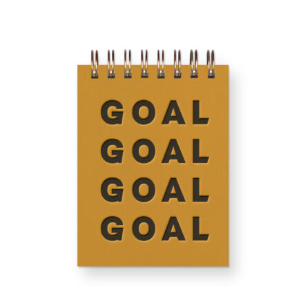 Goal x4 Mini Jotter Notebook