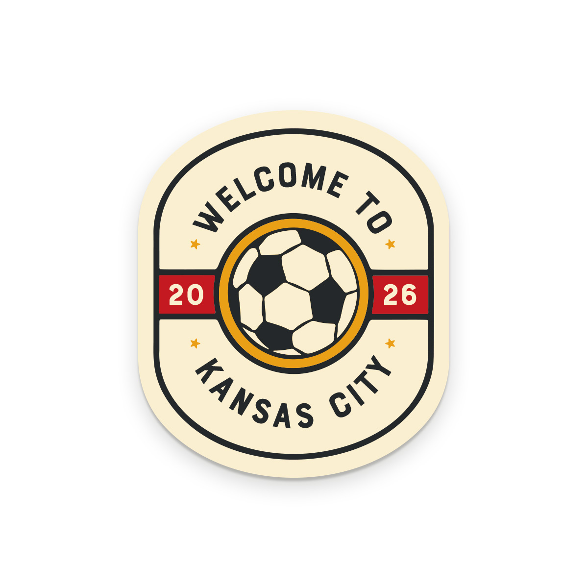 Kansas City Soccer Badge Sticker - Image 2