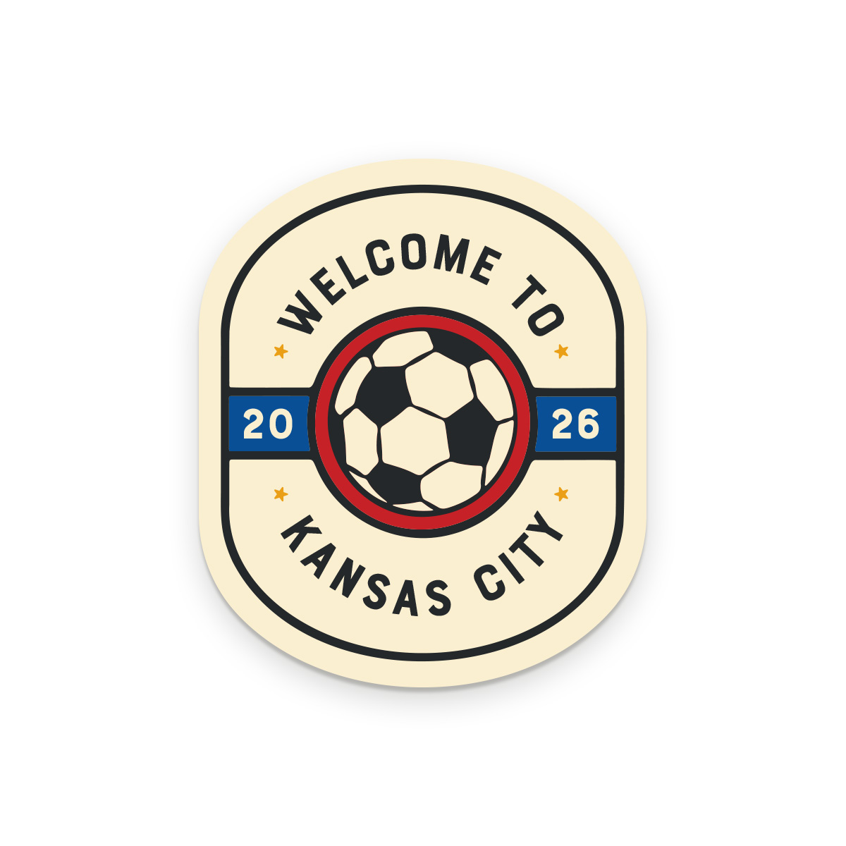 Kansas City Soccer Badge Sticker