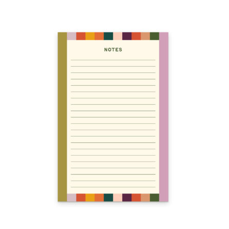 Colorful Stripes Notepad
