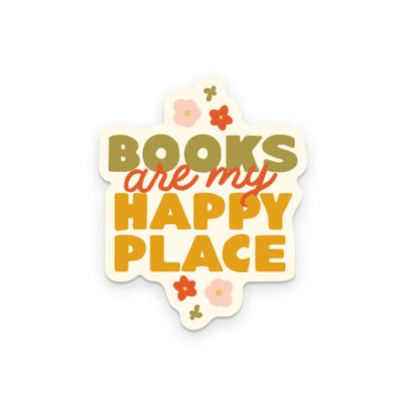 Books are my Happy Place Sticker