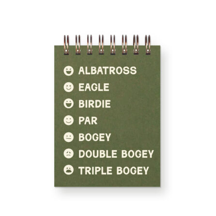 Golf Scoring Mini Jotter