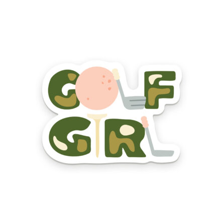 Golf Girl Sticker
