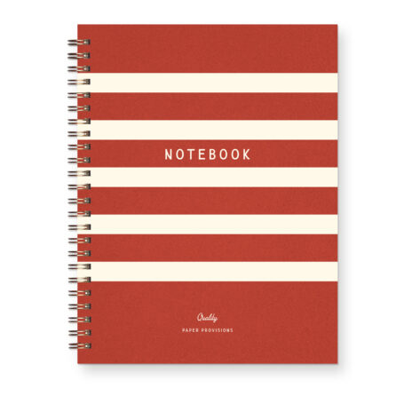 Horizontal Striped Signature Journal : Lined Notebook