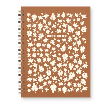 Leaf Pattern Journal : Lined Notebook