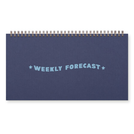 Weekly Forecast Undated Weekly Planner