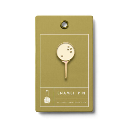 Golf Ball Enamel Pin