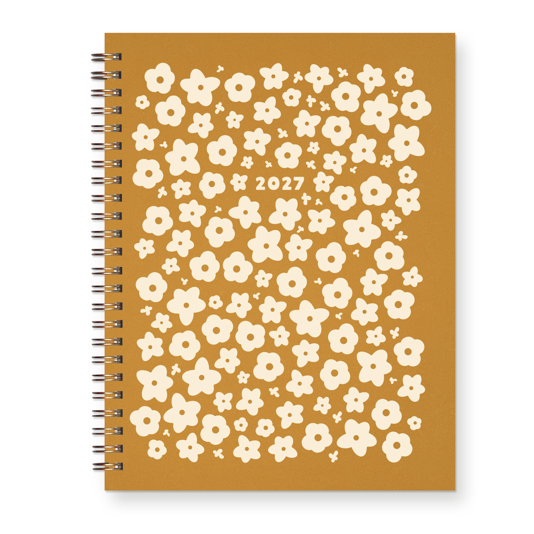 2027 Floral Pattern Dated Planner : Calendar Year - Image 2