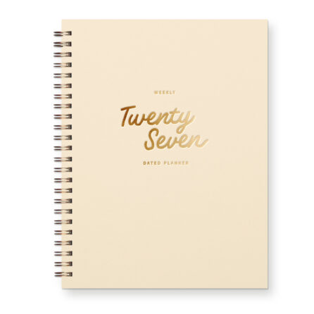 2027 Script Dated Planner : Calendar Year