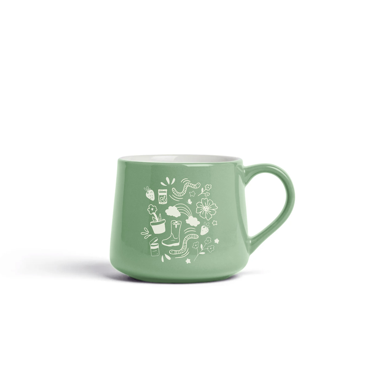 Snip and Sip Garden Ceramic Coffee Mug