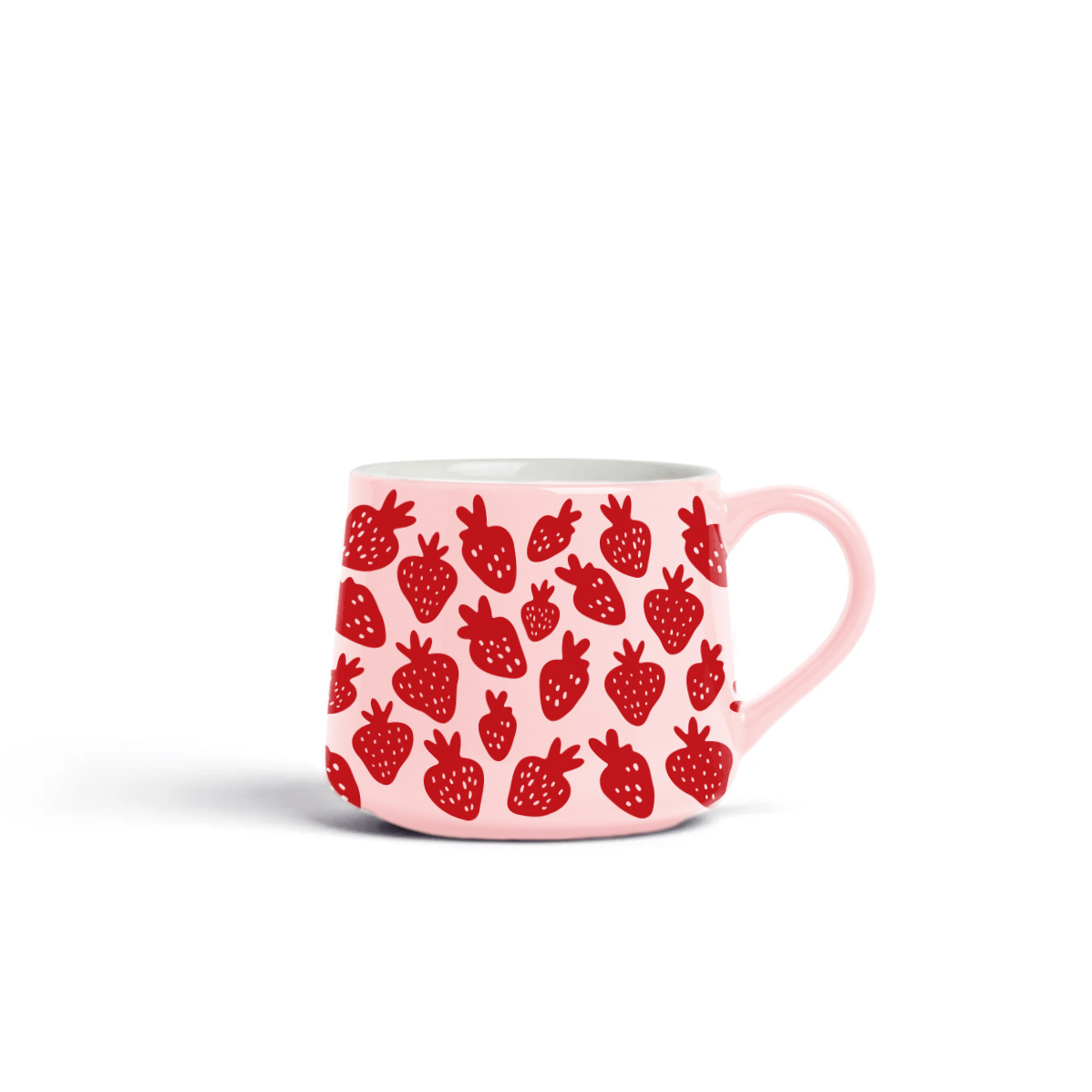 Strawberry Pattern Ceramic Coffee Mug