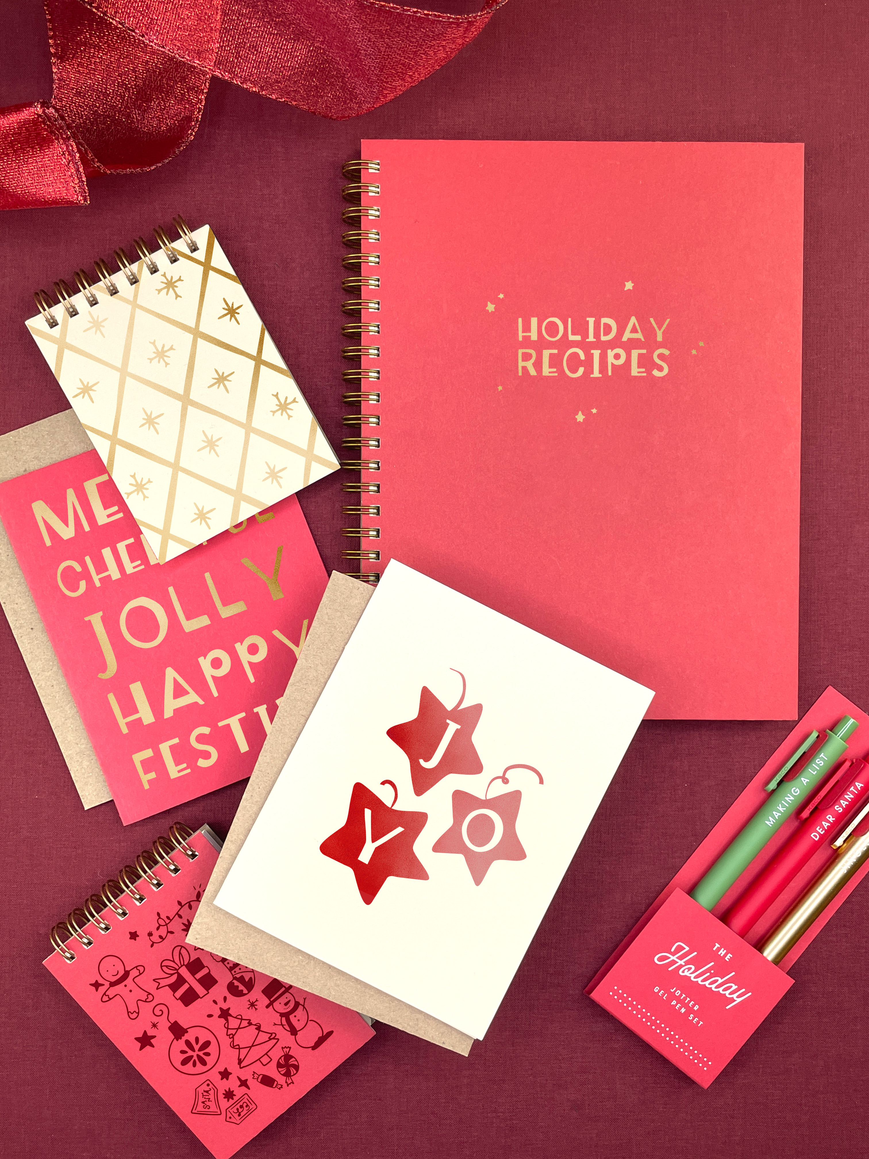 Merry Cheerful Jolly Holiday Greeting Card - Image 2